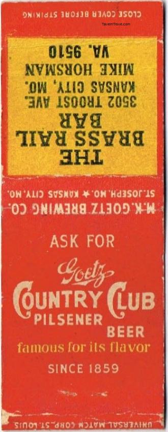 Goetz Country Club Beer