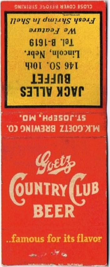 Goetz Country Club Beer