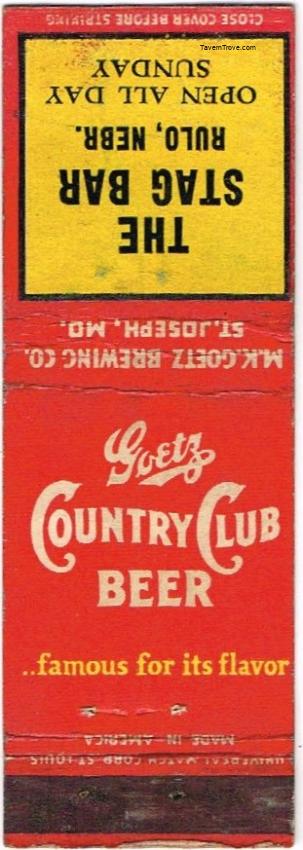 Goetz Country Club Beer