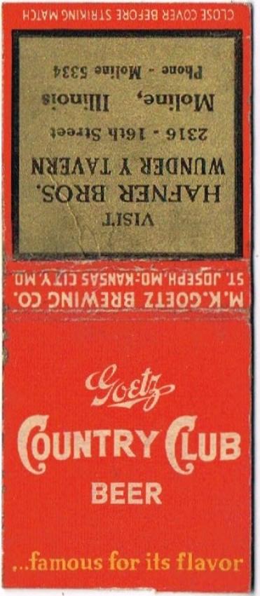 Goetz Country Club Beer