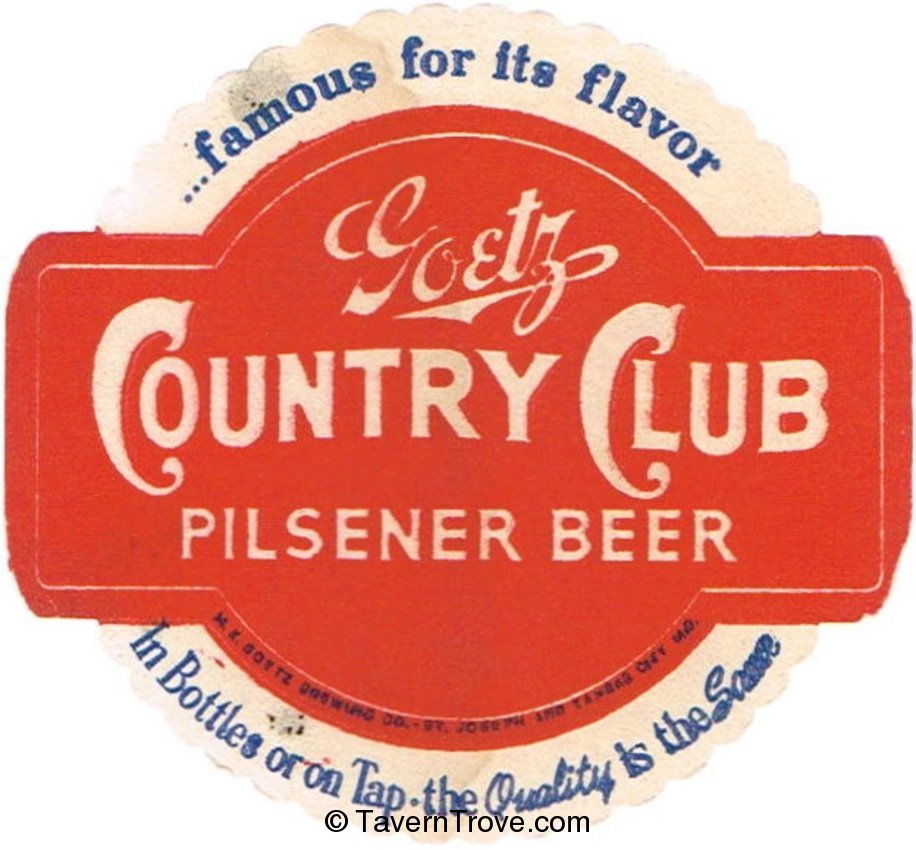 Goetz Country Club Beer