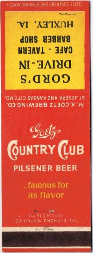 Goetz Country Club Beer