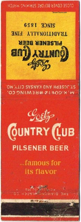 Goetz Country Club Beer Dupe