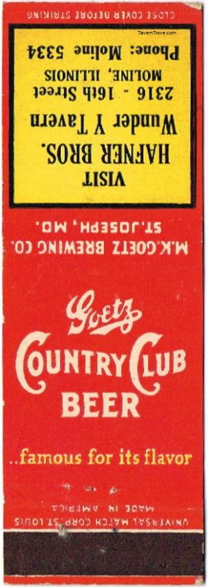 Goetz Country Club Beer Dupe