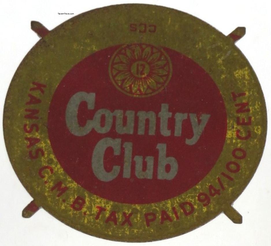 Goetz Country Club Beer Kansas 12oz Tax Unpressed