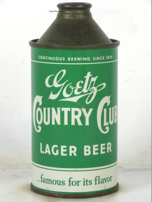 Goetz Country Club Lager Beer