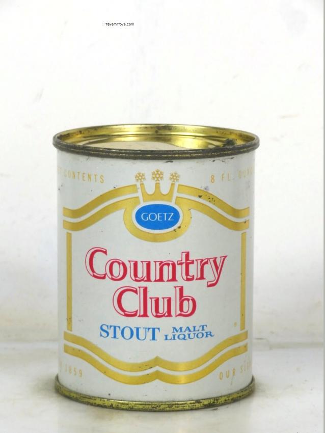 Goetz Country Club Stout Malt Liquor