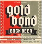 Gold Bond Bock Beer