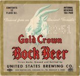 Gold Crown Bock Beer 