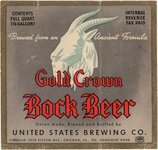 Gold Crown Bock Beer 