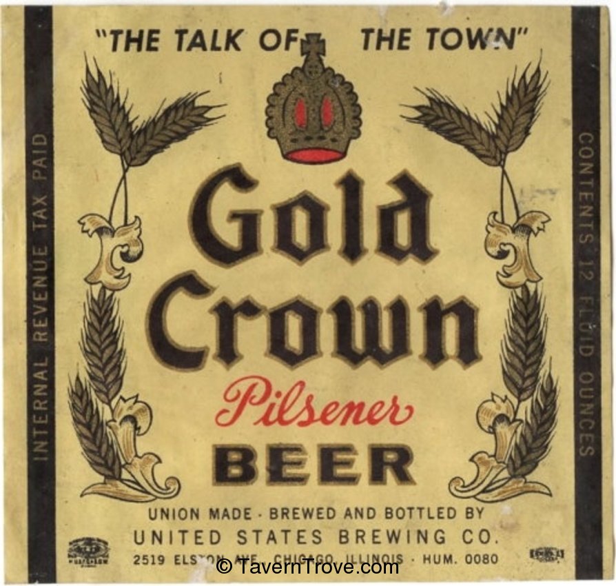 Gold Crown Pilsener Beer