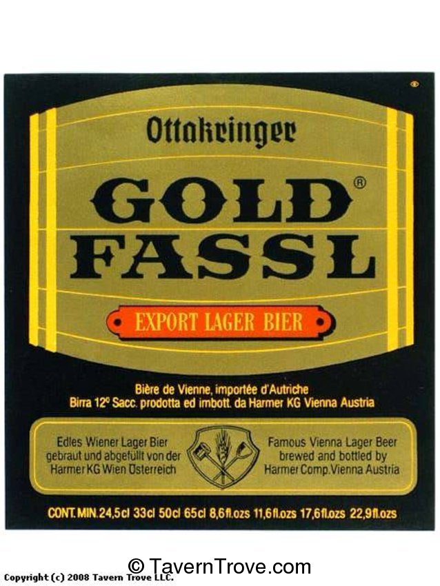 Gold Fassl Export Lager Bier