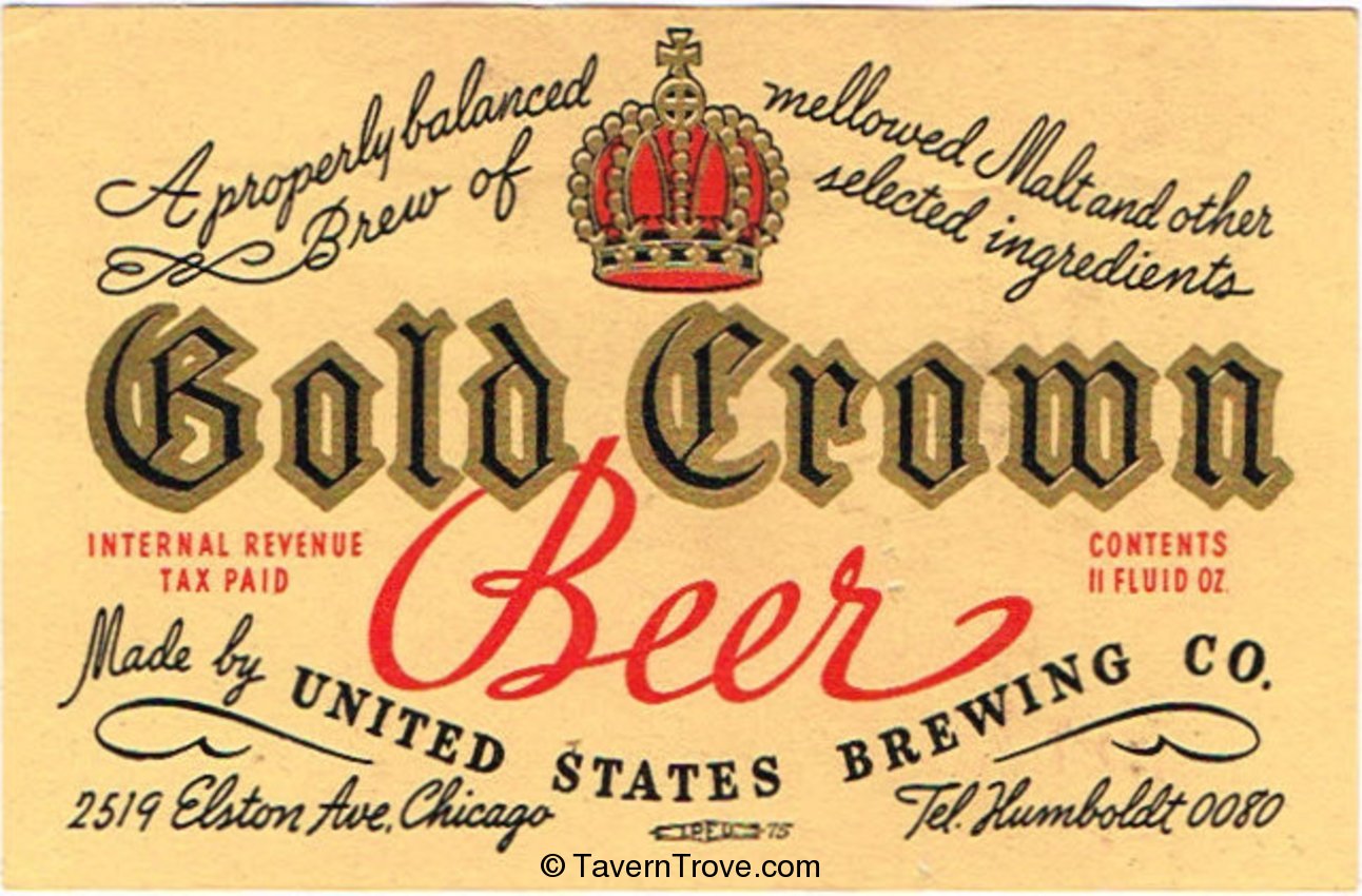 Gold Crown Pilsener Beer