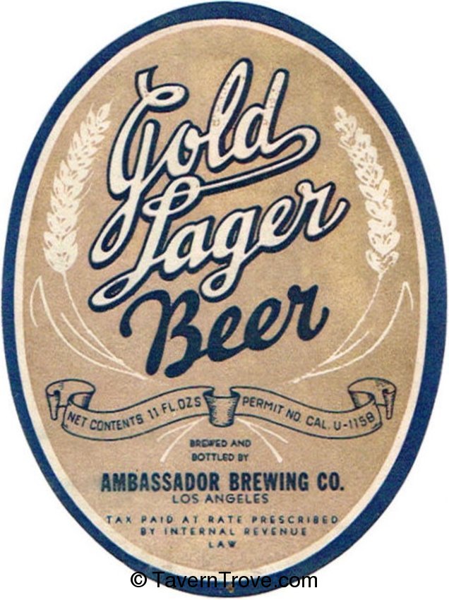 Gold Lager Beer