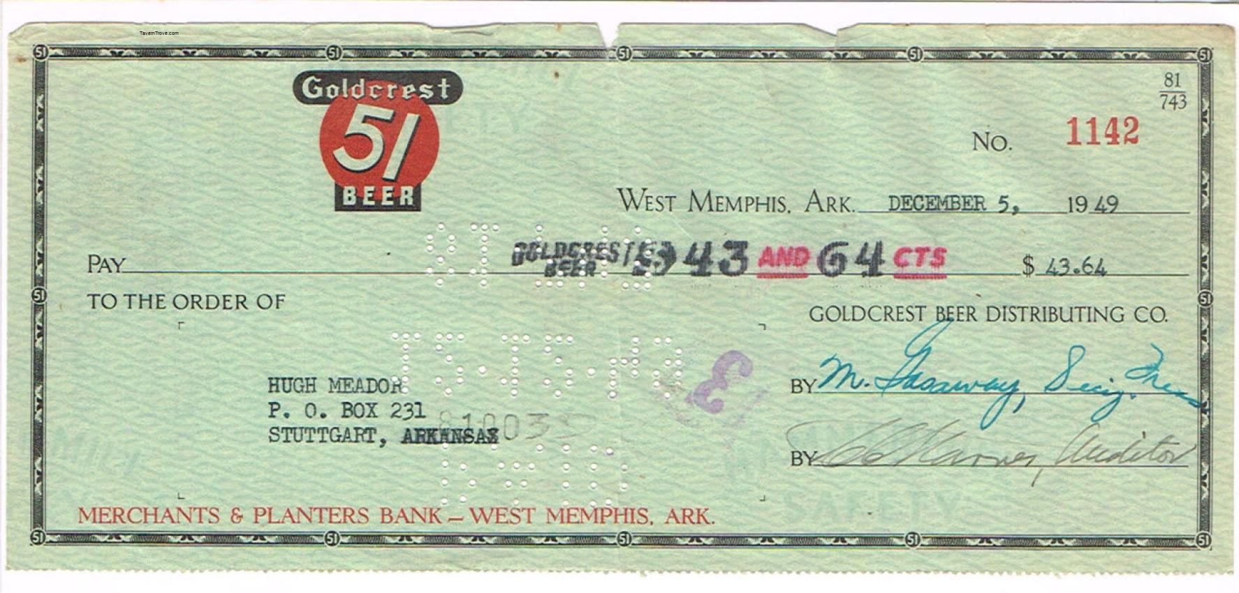 Goldcrest 51 Beer
