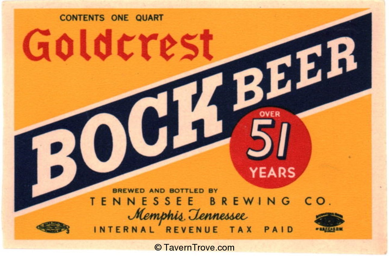 Goldcrest Bock Beer