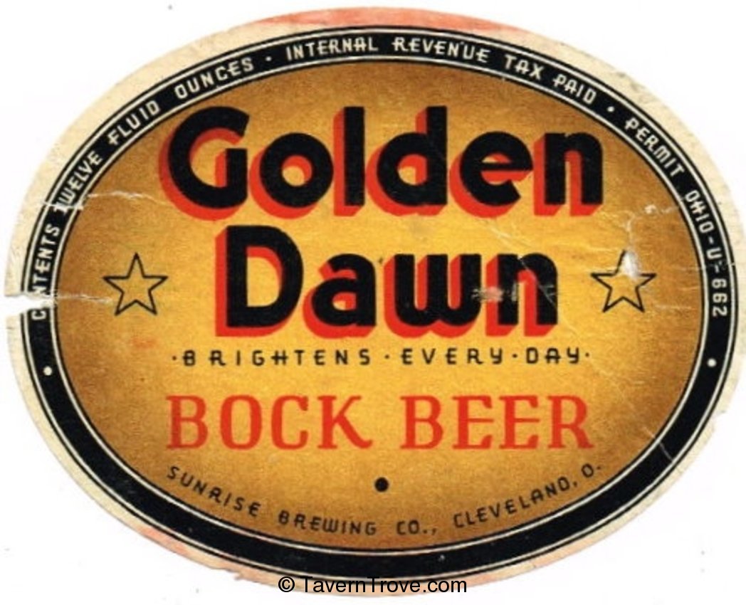 Golden Dawn Bock Beer