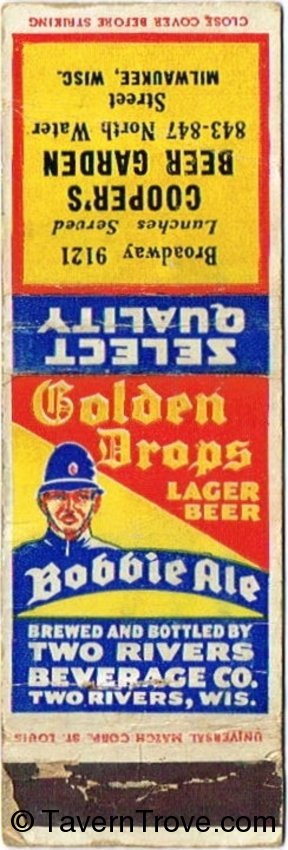 Golden Drops Lager/Bobbie Ale