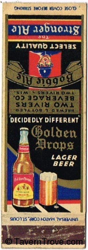Golden Drops Lager Beer/Bobbie Ale