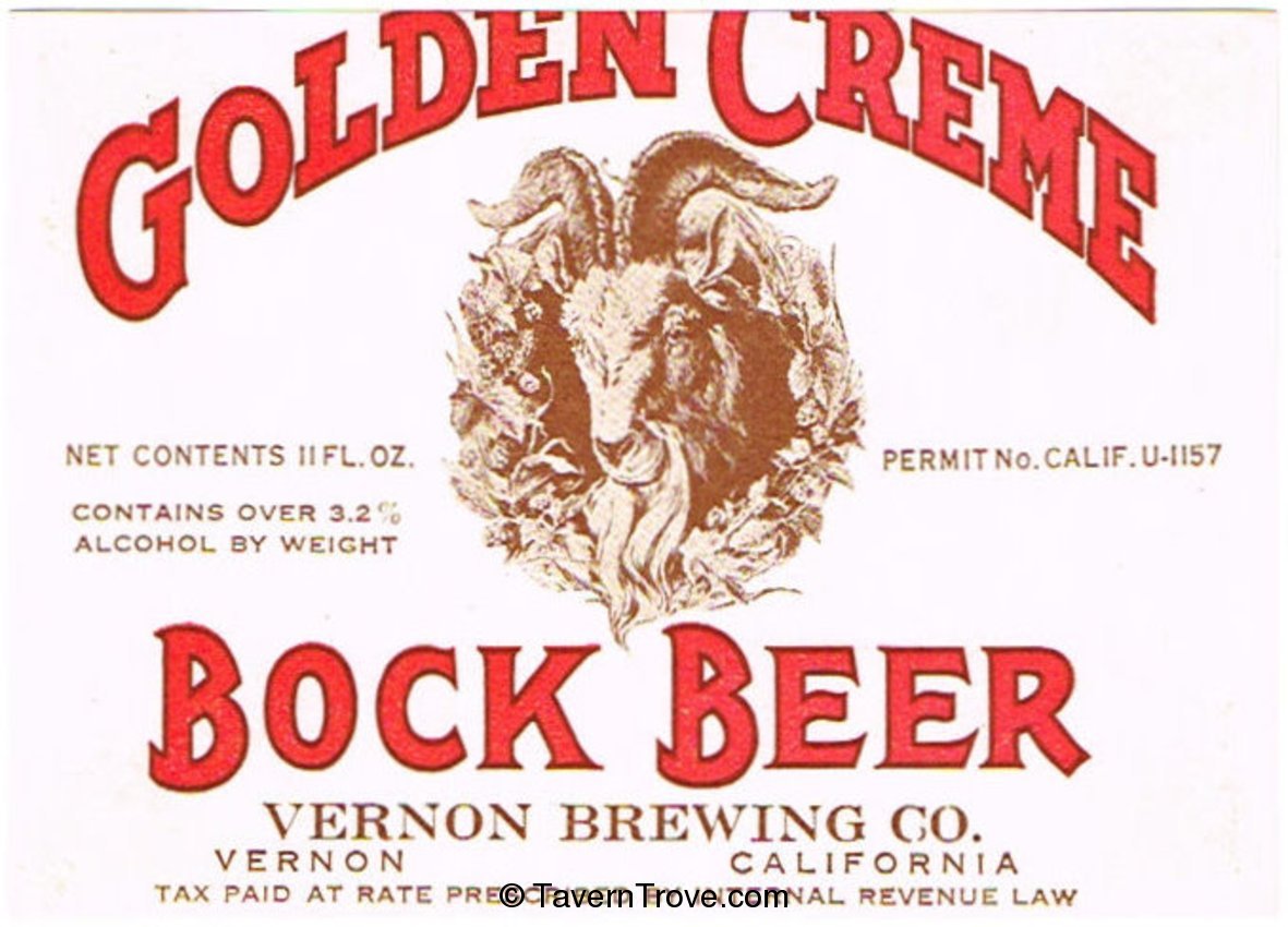 Golden Creme Bock Beer