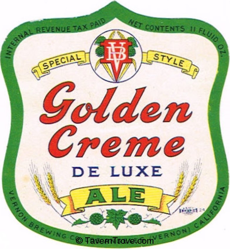 Golden Creme De Luxe Ale