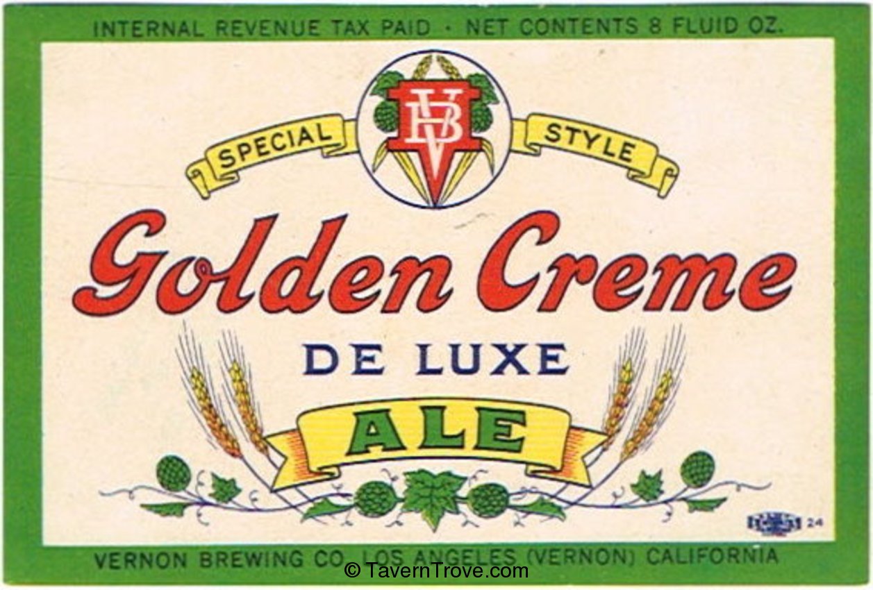 Golden Creme De Luxe Ale