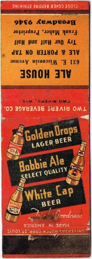Golden Drops/Bobbie Ale/White Cap Beer Dupe