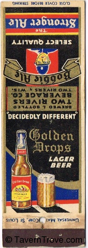 Golden Drops Lager Beer/Bobbie Ale