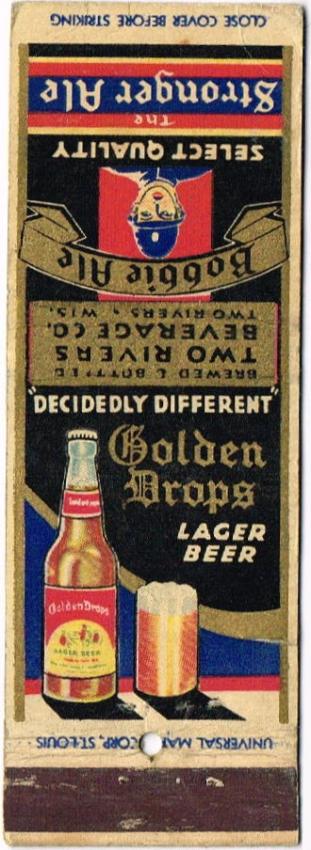 Golden Drops Lager Beer/Bobbie Ale Dupe