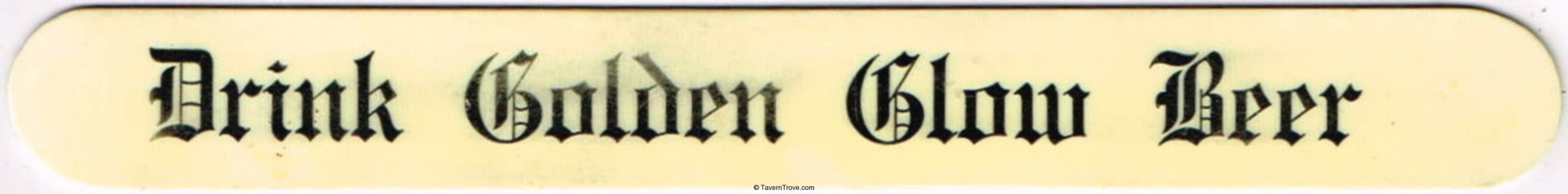 Item 16566 1939 Golden Glow Beer Foam Scraper