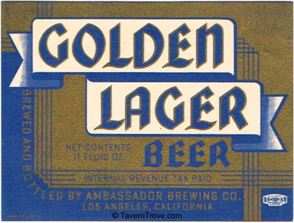 Golden Lager Beer