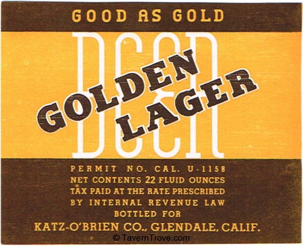 Golden Lager Beer