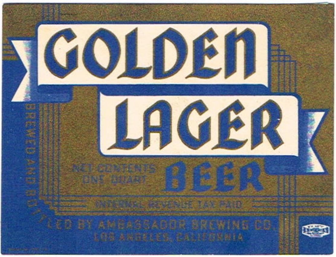 Golden Lager Beer