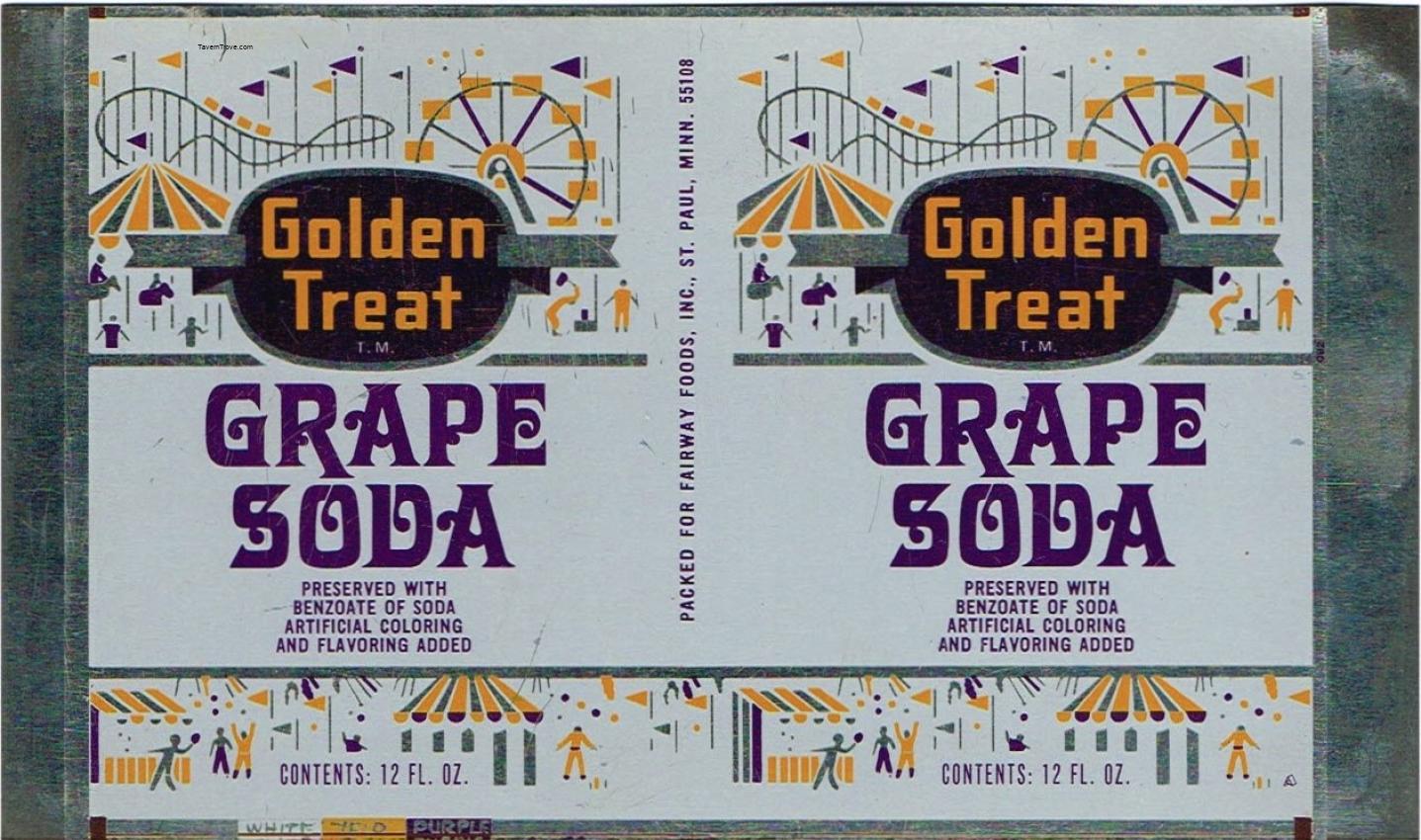 Golden Treat Grape Soda (sheet)