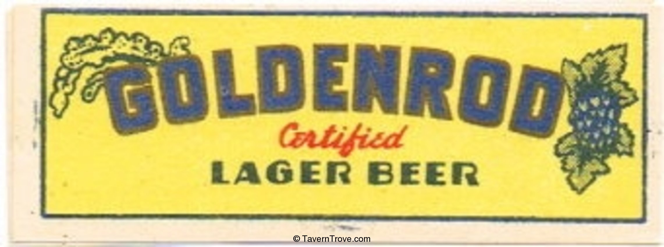 Goldenrod Lager Beer Neck