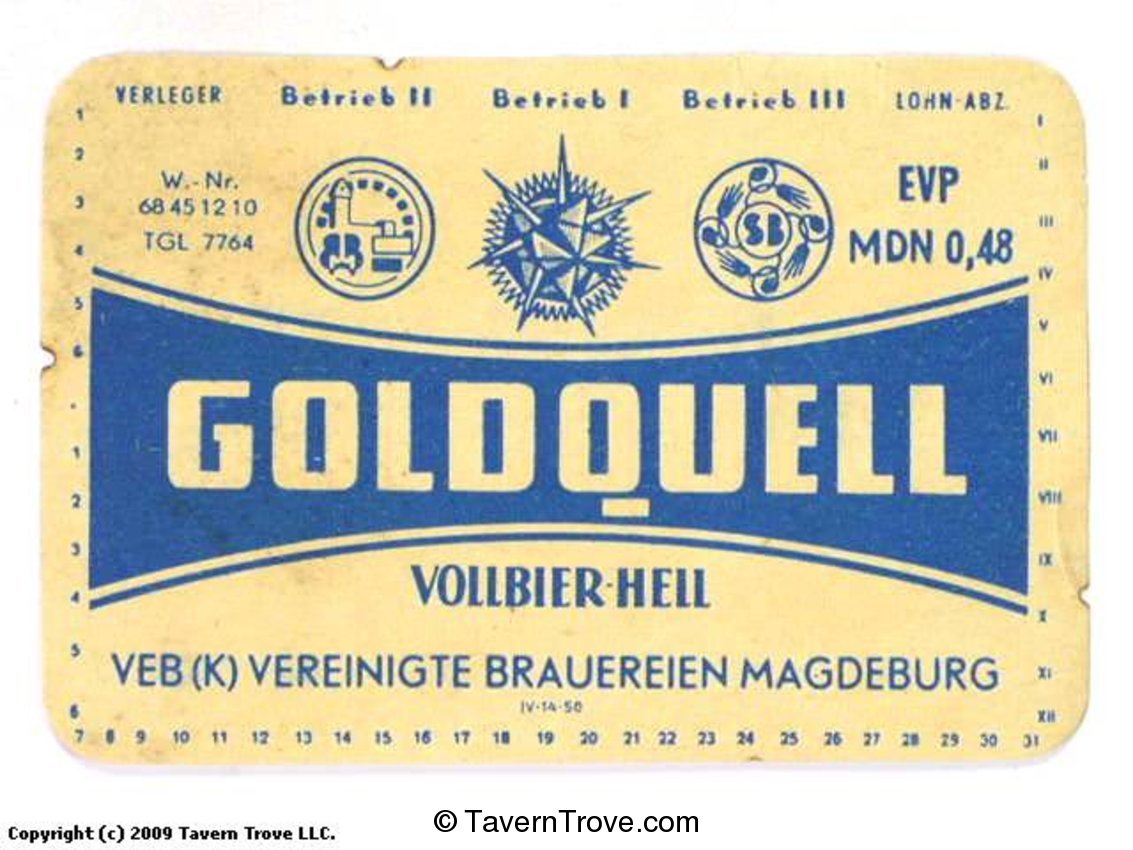 Goldquell Vollbier Hell