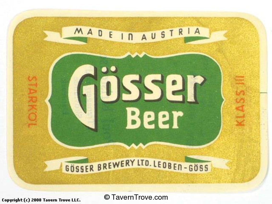 Gösser Beer Starköl