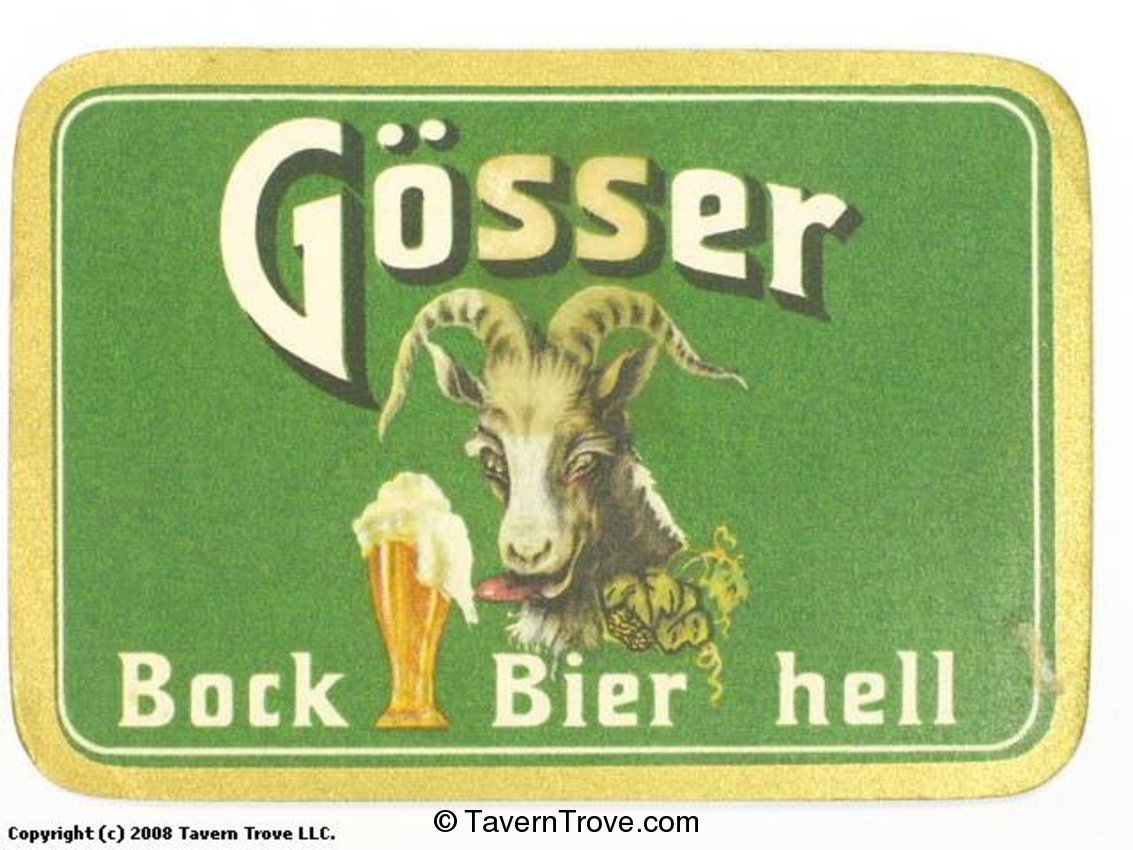 Gösser Bock Bier Hell