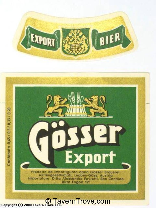 Gösser Export Bier