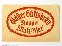 Gößer Stiftsbräu Doppel Malz-Bier
