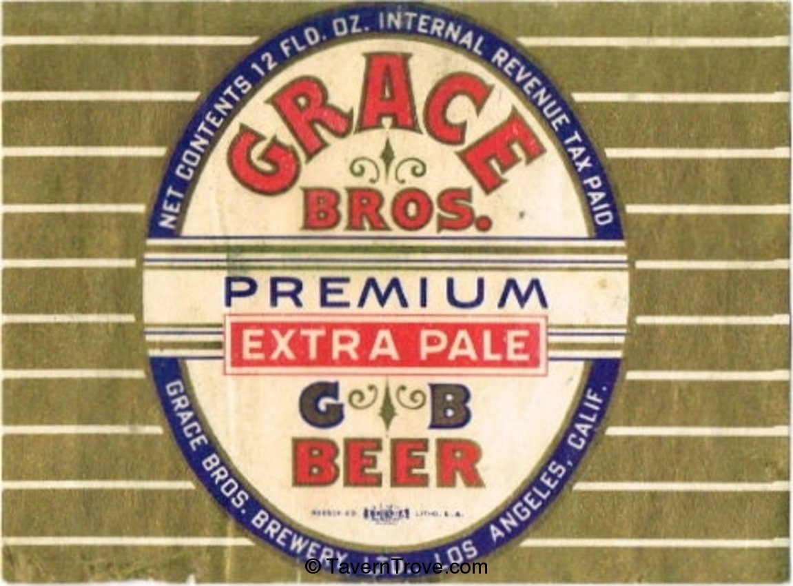 Grace Bros. Premium Beer