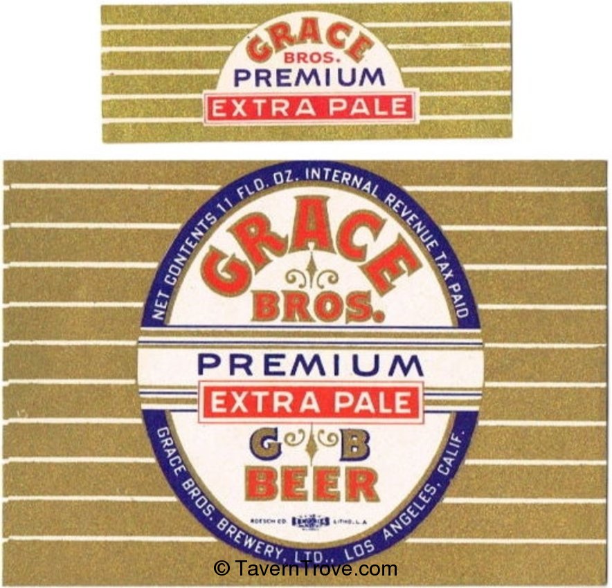 Grace Bros. Premium Beer