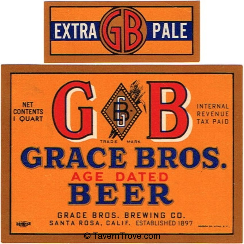 Grace Bros. GB Age Dated Beer