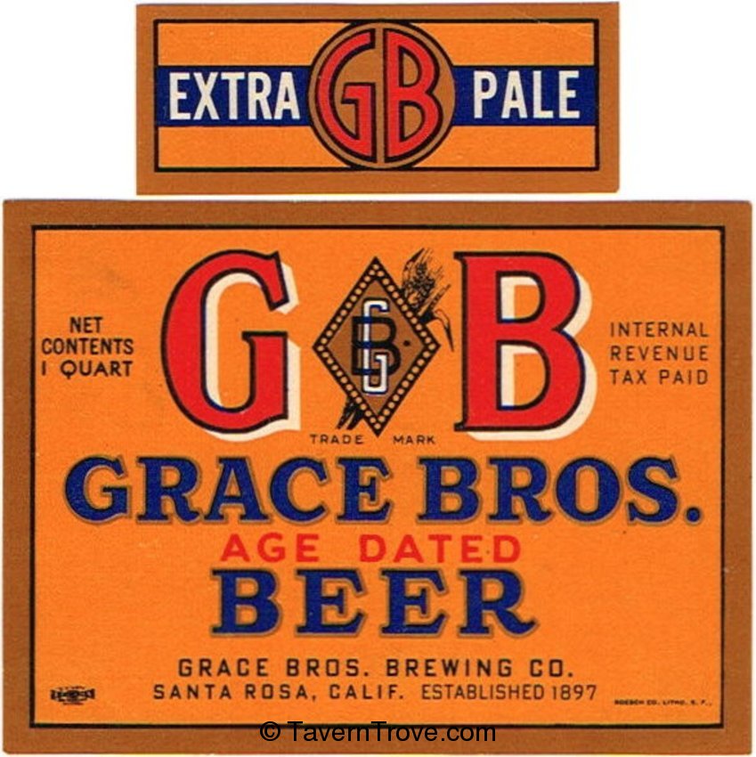 Grace Bros. GB Age Dated Beer