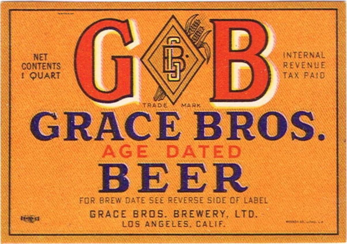 Grace Bros. GB Age Dated Beer