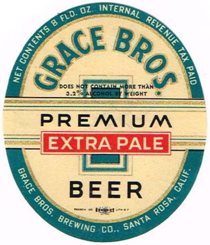 Grace Bros. Premium Beer