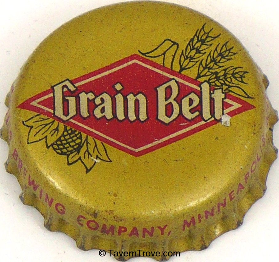 Grain Belt Beer (enamel gold)