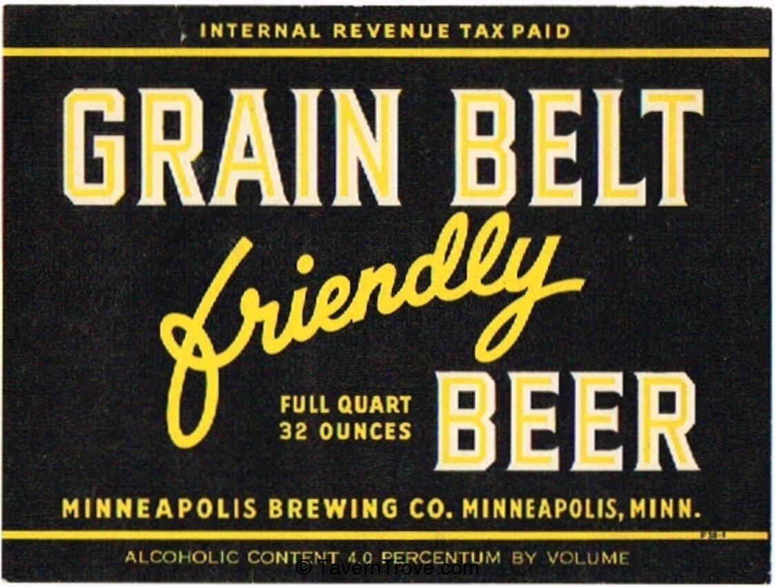Grain Belt Friendly Beer