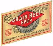 Grain Belt Beer