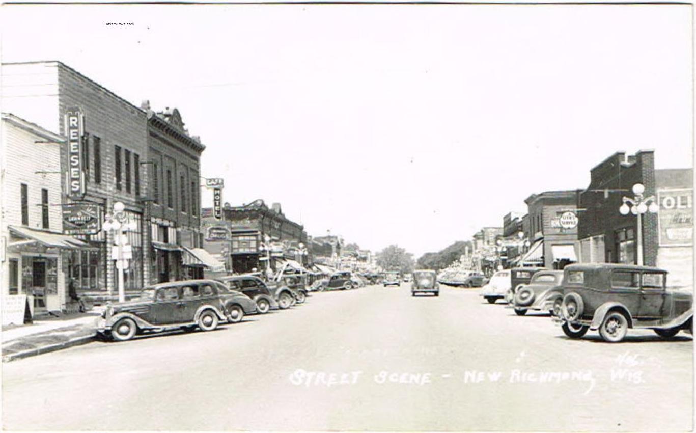 Grain Belt Beer Sign, New Richmond, Wisconsin RPPC